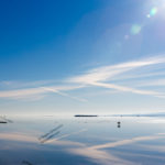 Reflection on Hoz-e Soltan Lake, Qom