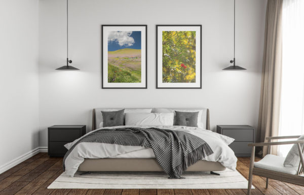 Landscape of Asalem Countruside, Gilan two frames on wall bedroom