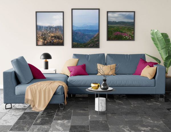 Landscape of Dezli, Kurdistan frames on wall living room