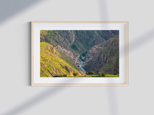 Landscape of Palangan, Kurdistan frame on wall
